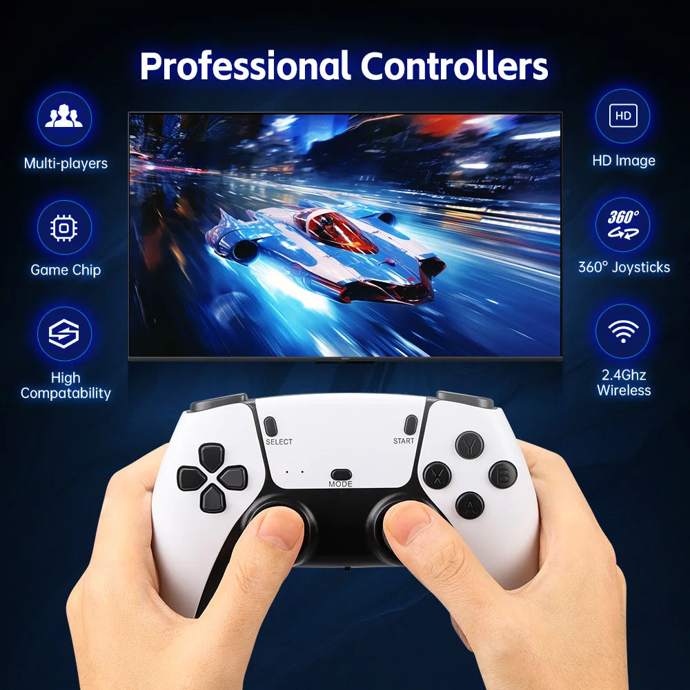 🎮 Consola Retro M15 – Más de 20,000 Juegos + Controles Inalámbricos