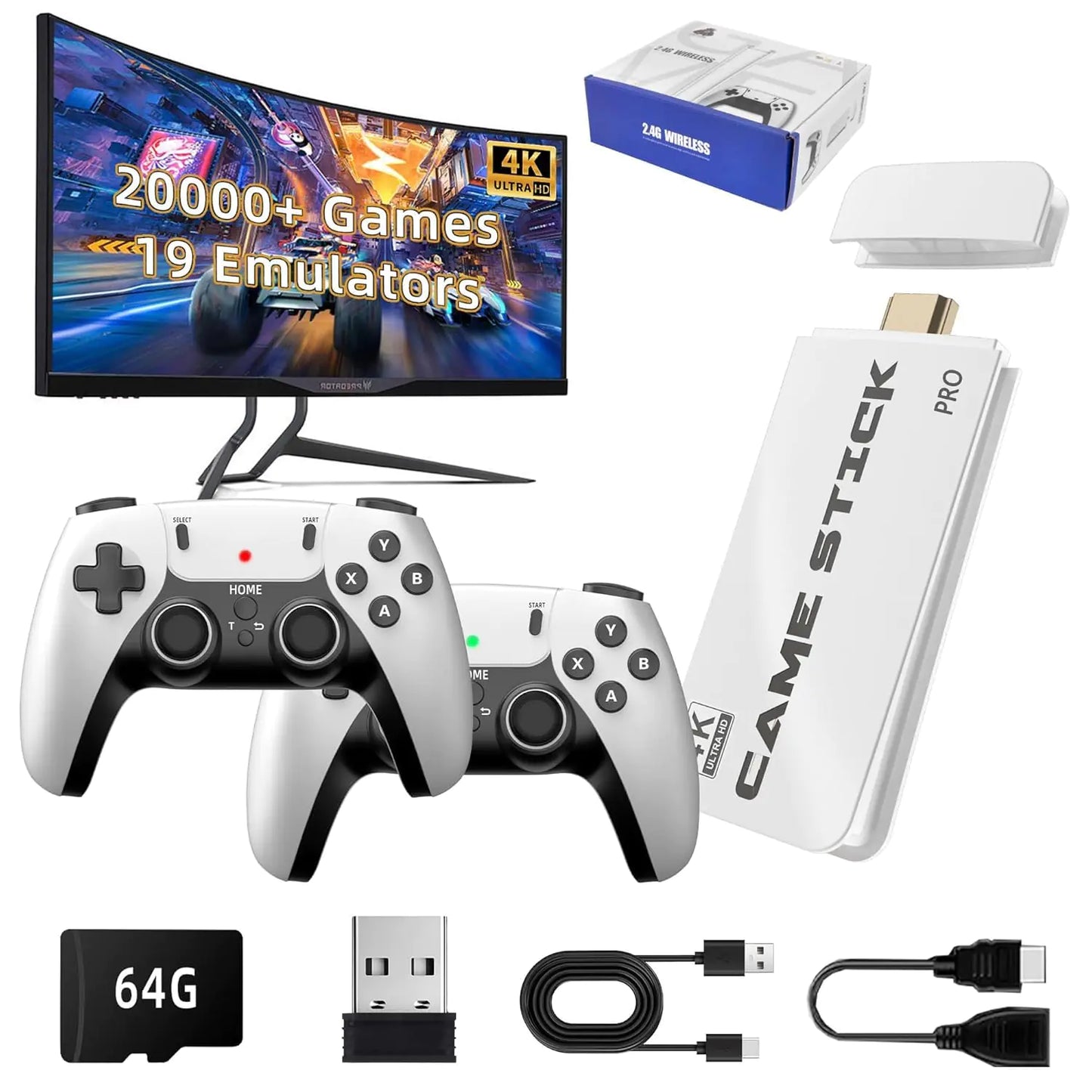 🎮 Consola Retro M15 – Más de 20,000 Juegos + Controles Inalámbricos